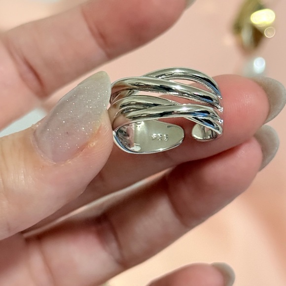 ⚜️ S925 Elegant Silver Band Ring - Picture 5 of 5